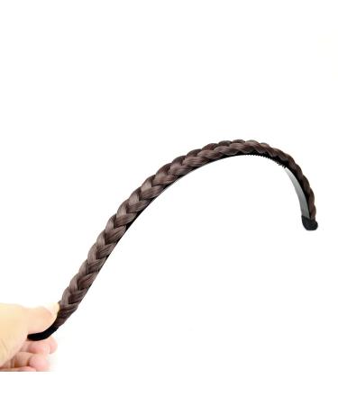 Gledola Braided Headband with Teeth Synthetic Hair Band for Women - Dirty Blonde - Buy Online on GoSupps.com
