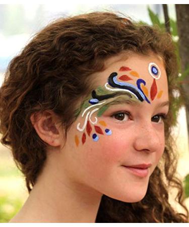 Natural Earth Paint Mini Face Paint Kit - Non-Toxic, Long Lasting, High Quality - 4 Vibrant Colors, Hypoallergenic for Halloween, Festivals - Buy Online on GoSupps.com