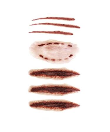 Coobbar 10pcs Halloween Zombie Scars Tattoos With Fake Scar Bloody Costume Makeup Halloween Decoration Terror Wound Scary Blood Injury Sticker (6) - Buy Online on GoSupps.com