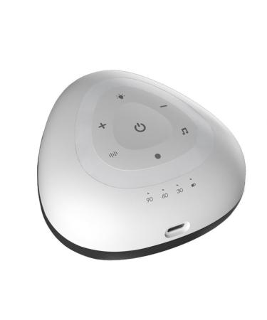 Sgnsvj White Noise Sleep Instrument Nighttime Sleep Aid Instrument Pressure Relief Relaxation 28ED Black&White