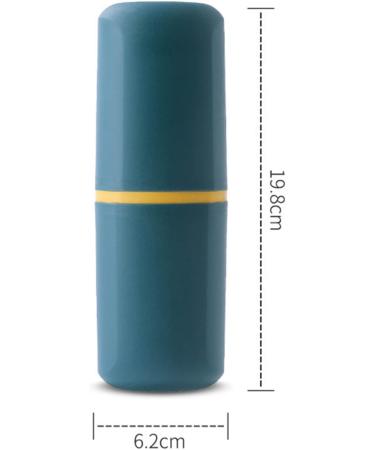 Portable Toothbrush Covers for Travel | Clean & Sanitary Toothbrush Boxes - Blue White & Green - Buy Online on GoSupps.com