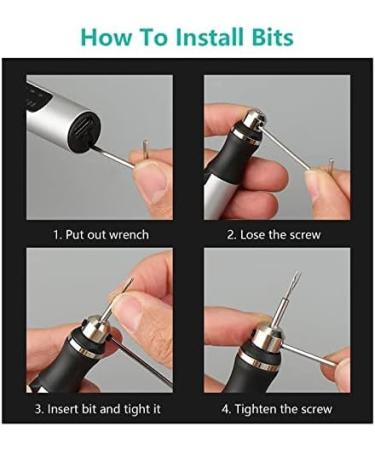 KugobarNe Engraving Pen with 33 Bits - USB Rechargeable Mini Engraver Tool for Jewelry, Glass, Wood, Metal - Portable DIY Electric Engraving Pen - Buy Online on GoSupps.com