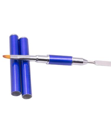 Kalolary 2Pc Dual-Ended Poly Gel Brush Set - Acrylic UV Gel Nail Tool for Extensions (Blue + Purple) - Buy Online on GoSupps.com