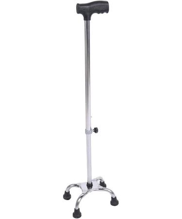 Adjustable Four-Legged Crutches Non-Slip Lightweight Elderly Walker Walking Sticks with Small Base and Comfortable Handle Flexible and Durable Limited Mobility Aid - Buy Online on GoSupps.com