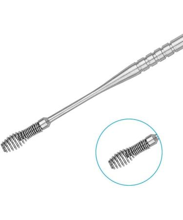 6Pcs Stainless Steel Earpick Set - Ear Wax Remover Tools Spoon Curette for Ear Care - Silver Color - Buy Online on GoSupps.com