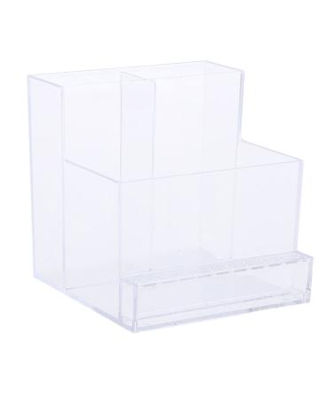 Fityle 13 Holes Nail Drill Bits Holder Stand Organizer - Clear | 10.3cm Height, 10.5cm Width, 9.6cm Bottom Length - Buy Online on GoSupps.com