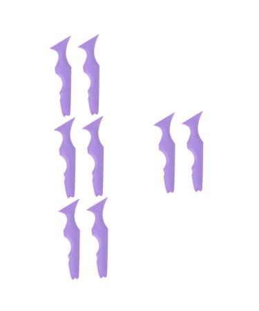 DOITOOL 8 Pcs Silicone Beauty Ruler Eyeliner Pencil Makeup Template Eyeliner Guide Template Make up Sample