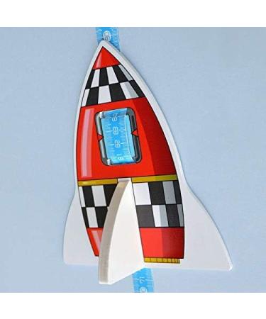 Children s Wooden Height Chart - Rocket Motif Growth Meter & Measuring Stick - Rollable Made in Germany - Buy Online on GoSupps.com