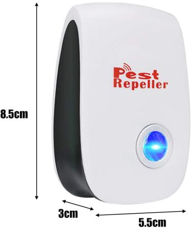 Bestzy Ultrasound Pest Control Repeller - 4-Piece Electronic Insect Defense for Cockroaches Mice & Mosquitoes - Effective International Shipping - Buy Online on GoSupps.com