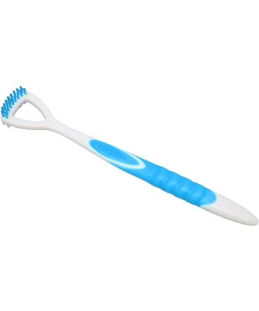 Verdant Touch Oral Care Tongue Scraper | Ergonomic Bad Breath Remover - Blue - Buy Online on GoSupps.com