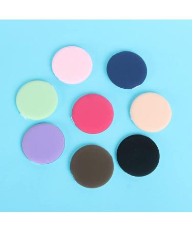 6-Pack Non-Latex Wet & Dry BB Cream Air Cushion Puff - Portable Round Makeup Sponge Tool (6.5 cm) - Green | International Shipping - Buy Online on GoSupps.com