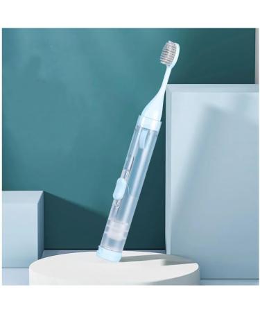 3-in-1 travel toothbrush foldable design toothbrush set and extra soft bristles and integrated refillable toothpaste for travel camping school business trip