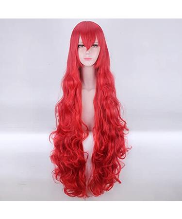Shop 110cm Houseki No Kuni Padparadscha Red Wig Long Curly Wavy Cosplay Hair | Heat Resistant Synthetic + Free Wig Cap - Buy Online on GoSupps.com