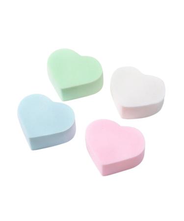 Beaupretty 12 Pcs Makeup Sponges Set - Heart Shape Foundation & Cleansing Facial Puffs for Flawless Makeup | International Shipping Available - Buy Online on GoSupps.com