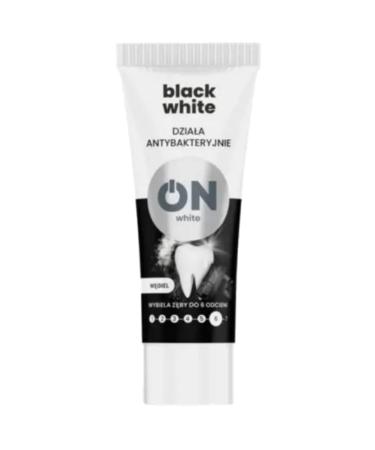 TOLPA Professionally whitening activated charcoal toothpaste ON black white 20 ml
