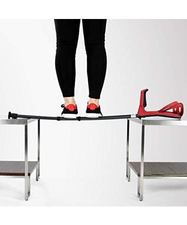 Cane of Ergonomic Forearm Crutches - Adult Adjustable Foldable Ergonomic Shock Absorber Non-Slip Knee-Rest Platforms Red (White) Lucky Star - Buy Online on GoSupps.com