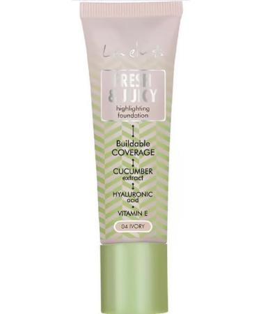 LOVELY. Fluid Fresh and Juicy Makeup Base - Makeup Foundation nr4 Ivory