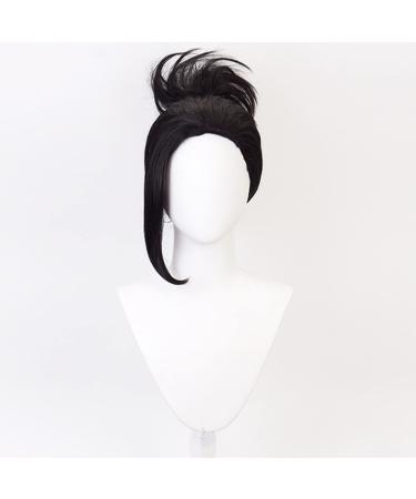 Lwiuentx MHA Cosplay Momo Yaoyorozu Black Wig with Ponytail + Free Wig Cap - International Shipping Available - Buy Online on GoSupps.com