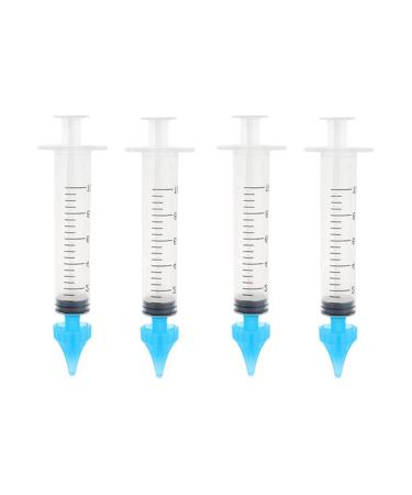 Beavorty Ear Cleaner 4Pcs Ear Wax Syringe: Plastic Ear Washing Squeeze Syringe 10ml Nose Mucus Sucker Cleaners Ear Cleaning Irrigators Ear Flushing Tools Ear Cleaning Tool