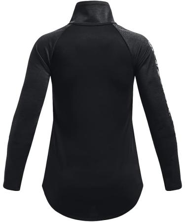 Under Armour Girls' Tech Graphic Half-Zip T-Shirt - Black/White, X-Small - Buy Online on GoSupps.com