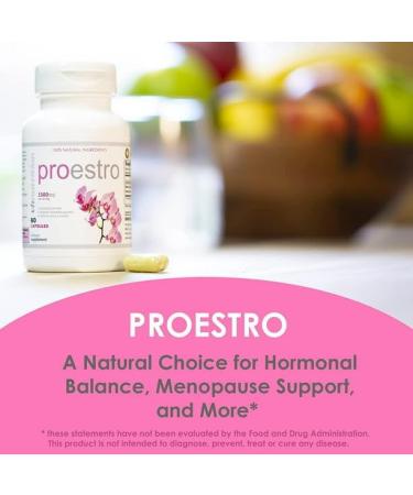 yhn ProEstro 1500mg Estrogen Pills for Women - Hormone Balance & Fertility Support - 60 Capsules - Buy Online on GoSupps.com