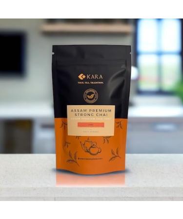 Kara | (Assam Premium Strong Chai Loose Leaf (50 Cups/3.5oz/100gm) | 100% Natural Ingredients - Pack of 3) - Buy Online on GoSupps.com