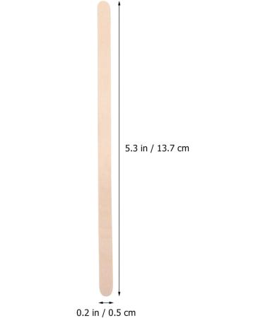 Nolitoy 100 Pcs Wax Stick Applicators - Wooden Spatula for Body Legs Face & Eyebrow Hair Removal - Buy Online on GoSupps.com
