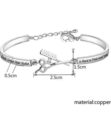 BAUNA Hair Stylist Bracelet - Perfect Gift for Cosmetologists and Hairdressers - Buy Online on GoSupps.com