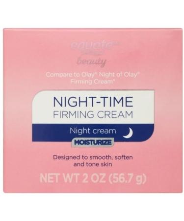 Equate Night Time Firming Moisturizer for All Skin Types - Reduce Fine Lines & Wrinkles | 2 oz - International Shipping Available - Buy Online on GoSupps.com