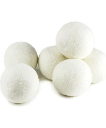 Shop All-Natural Wool Dryer Balls - Eco-Friendly Laundry Fabric Softener Alternative (6 Balls - Buy Online on GoSupps.com