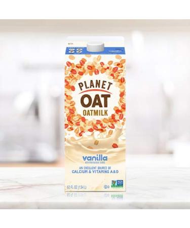 Planet Oat Oatmilk Vanilla - 52 fl oz | Dairy-Free Alternative - Buy Online on GoSupps.com