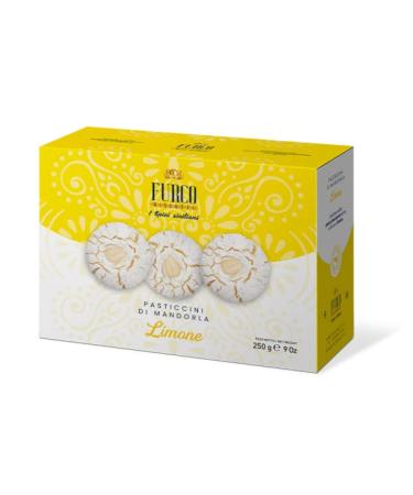 Furco Biscotti | Lemon Almond Biscuits Box 250g | Artisan Italian (Lemon)