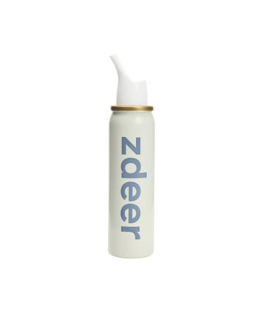 ZDEER Natural Saline Nasal Spray for Adults & Kids - Daily Gentle Moisturizing & Cleansing Mist, Drug-Free for Dryness Relief - 80ml