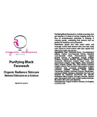 Purifying Black Facewash with Activated Charcoal | Acne-Prone Skin Cleanser | Pollution Defense & Makeup Removal | Sensitive Skin Formula | 8 oz - Buy Online on GoSupps.com