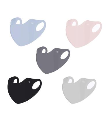 Maxification fabric mask 5 pieces unisex mouth protection cold protection facial mask mouth nose protection washable breathable breathable reusable facial mask ladies men