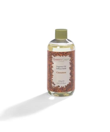 Hassett Green London - Cinnamon - Fragrance Oil Reed Diffuser Refill - Larger Size 250ml Bottle