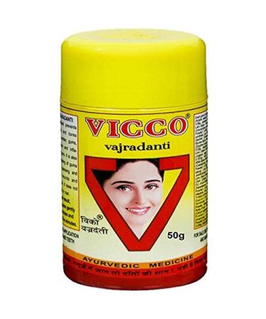 Buy Vicco Vajradanti Ayurvedic Tooth Powder 50g - Natural Dental Care for Healthy Teeth & Gums | International Shipping Available - Buy Online on GoSupps.com