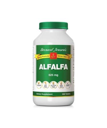 Alfalfa Leaf 550 mg 500 Tabs - Bernard Jensen