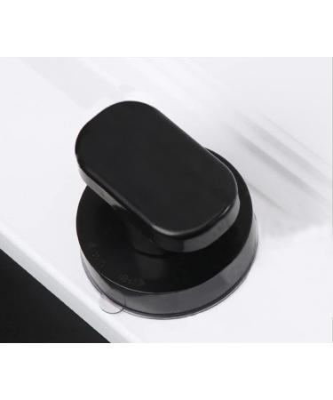 Black Suction Cup Handle - Multipurpose Glass Mirror, Door, Refrigerator, Bathroom, Kitchen and Shower Handle - Strong Suction Power - Buy Online on GoSupps.com