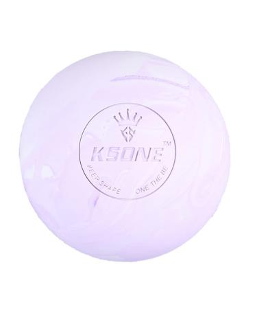 Partykindom 1stk Health Wellness Relaxan Blood circulation palm seed YogaStuhl material yoga bag sole yogagurt femmansoe seniors mini roll fascia ball fitness massager violet 6.5x6.5cm purple