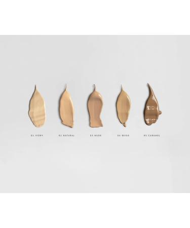 NUTRIDOME Body & Spirit Foundation Foundation 05 Caramel 30ml - Liquid Foundation for Combination Oily & Dry Skin Face Covering Fluid Tinted Cream Makeup - Buy Online on GoSupps.com