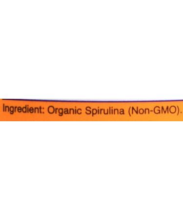 Organic Spirulina Tablets by Now Foods - 200 Count - Buy Online on GoSupps.com