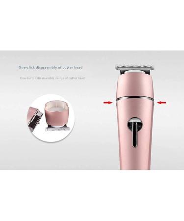 Professional Pink Hair Clippers for Men | Cordless Trimmer & Hair Cutting Kit with 3 Guide Combs - Ideal for Barbers & Stylists | International Shipping - Buy Online on GoSupps.com