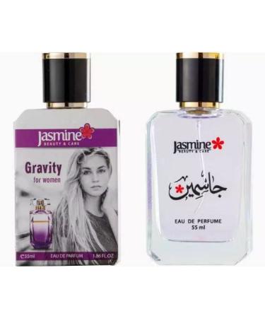 Jasmine Perfume 1.86 Fl. Oz 55ml (GRAVITY for women) 100% Turkish. Pleasant Smell.