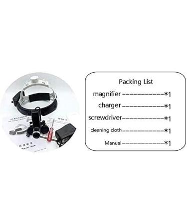 Magnifier with Light Magnifier Medical Dental Surgical Loupes Optical Glass Loupe Goggles with LED Headlight for Brain Cardiac Surgery - Buy Online on GoSupps.com