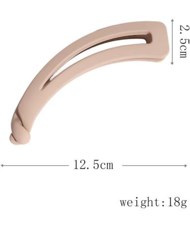 ZSPERKLA 4 Pcs Large Banana Hair Clips for Thick Hair Vintage Banana Clip Non-Slip Matte Ponytail Hair Clip Hair Styling Accessories for Women and Girls - Buy Online on GoSupps.com