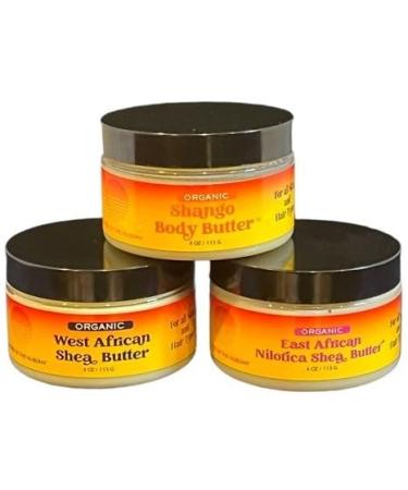 West African Shea Butter - Fair Trade Organic Skin & Hair Care | Therapeutic Natural Healing | 4 oz Pack - Buy Online on GoSupps.com
