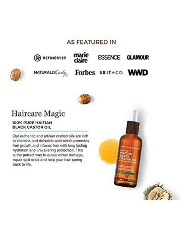 KREY L ESSENCE Haitian Black Castor Oil Chocolate Vanilla 2oz - Hair Growth and Shine Booster - Buy Online on GoSupps.com
