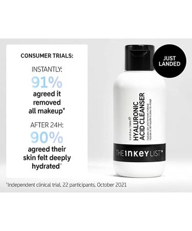 The INKEY List Hyaluronic Acid Cleanser 150ml - Hydrating Facial Cleanser for All Skin Types | International Shipping Available - Buy Online on GoSupps.com