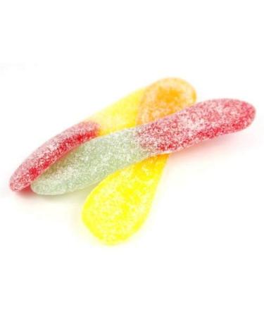 Mega Paradies GmbH Fruit gum - Colored sour tongues - Super sour with fruit flavor - 175 g